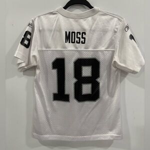 RANDY MOSS Oakland Raiders Reebok Jersey #18